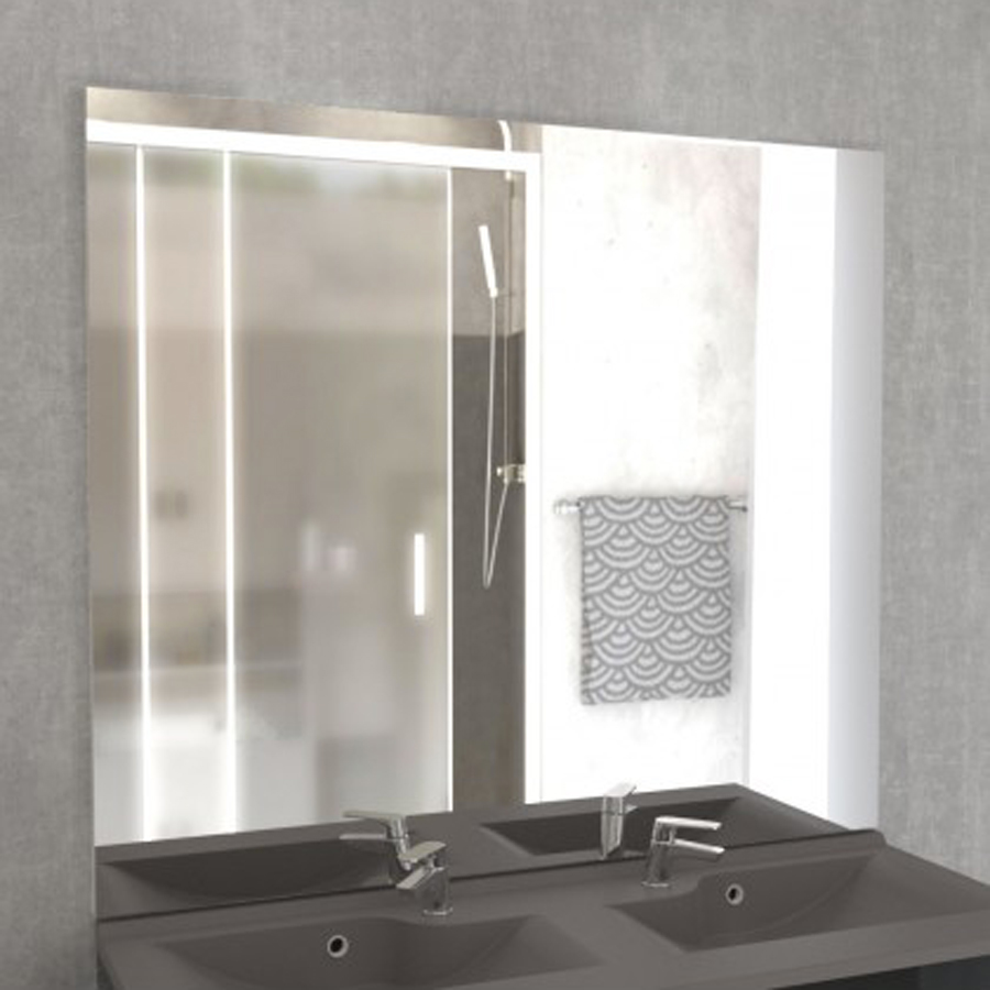 Miroir de salle de bain MIRCOLINE 140 cm x 105 cm